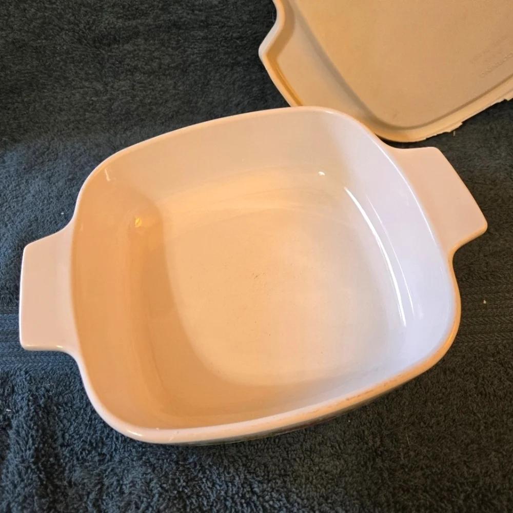 Corningware Vintage 1970 Spice of Life 1 Quart Baking Casserole L-Echalote A-1-B